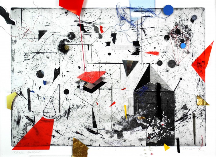 Fullness of vacuum |  intaglio | 50x70 cm
